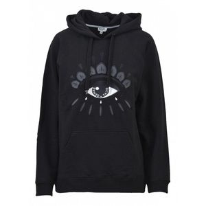 Kenzo Black Eye Motif Hooded Sweatshirt - S